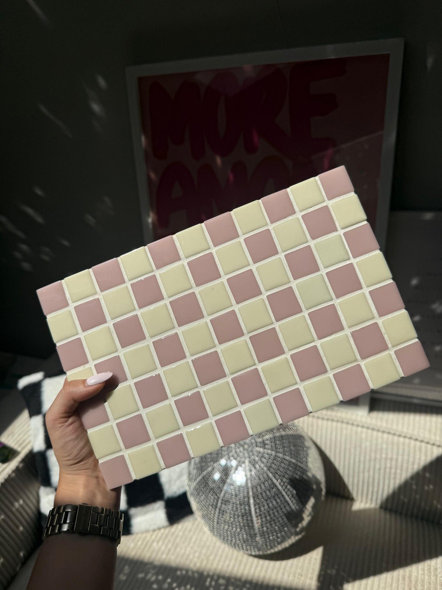 DIY-Kit Mosaikplatte M – Kreativ-Workshop für Zuhause ✨